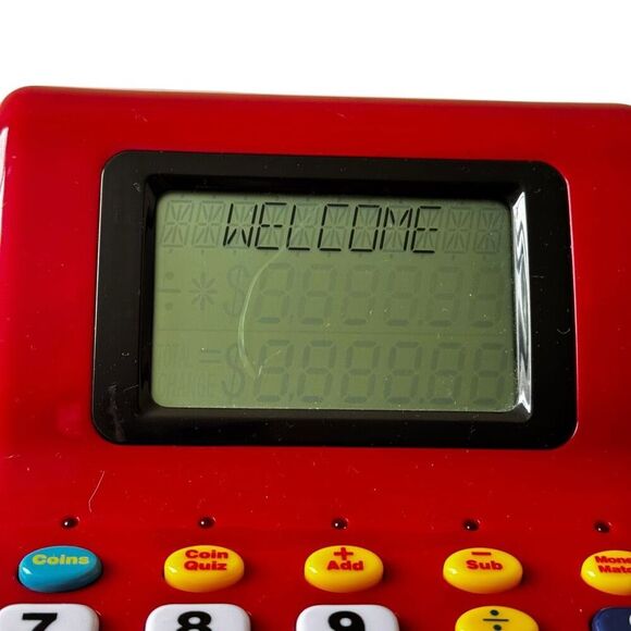 Learning Resources Pretend & Play Teaching Cash Register, Ages 3+, - Picture 4 of 12